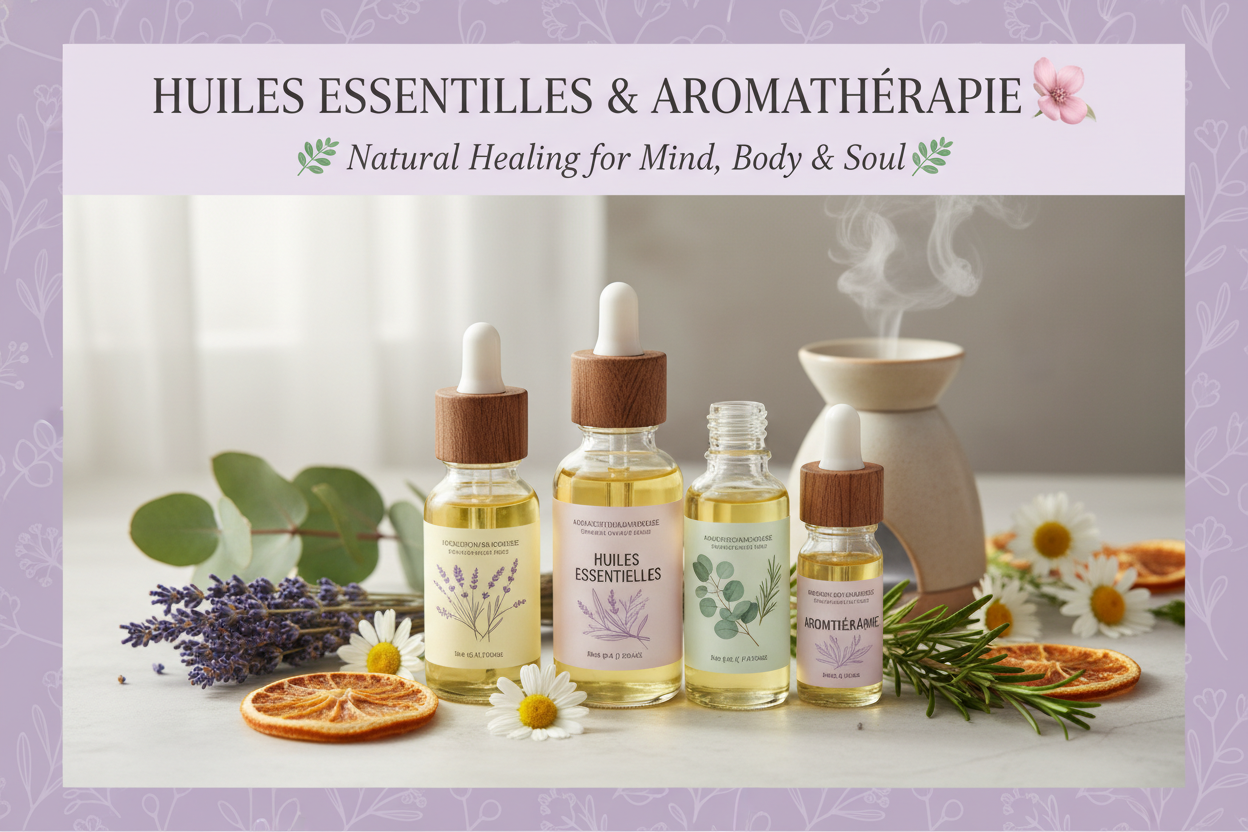 HUILES ESSENTIELLES & AROMATHÉRAPIE 🌸