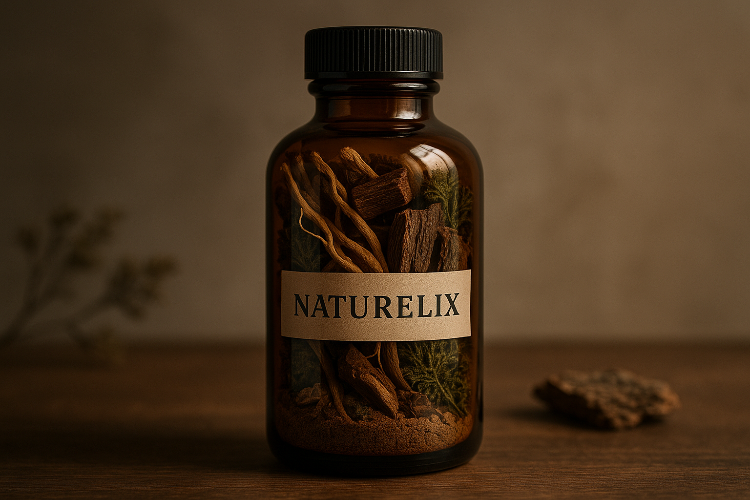 Bouteille Naturelix avec ingrédients naturels