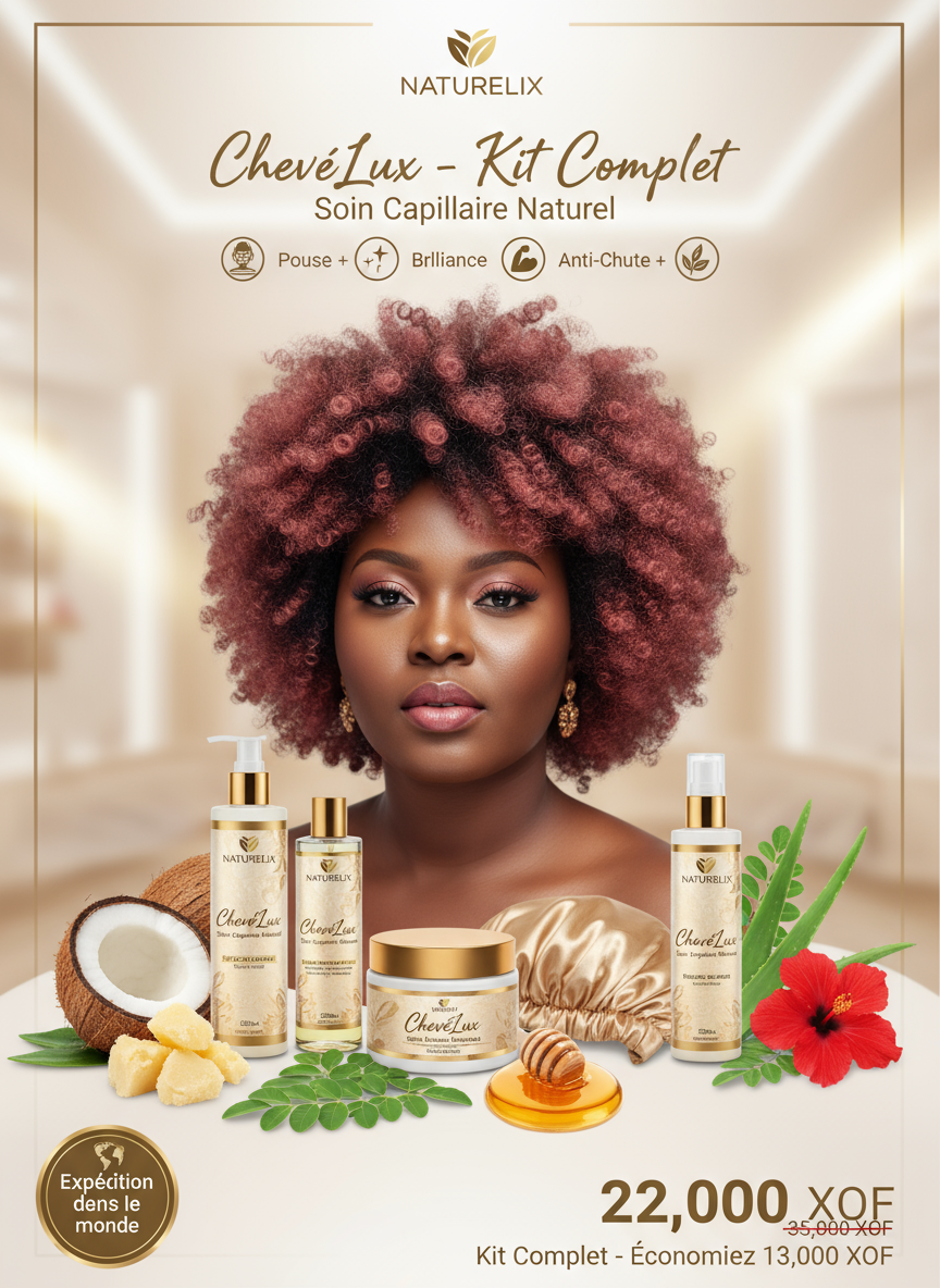 CheveLux - Kit Complet avec Modèle Réel - Naturelix