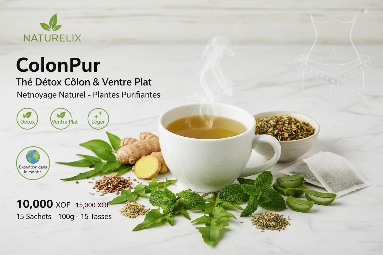 ColonPur - Thé Détox Côlon & Ventre Plat - Naturelix