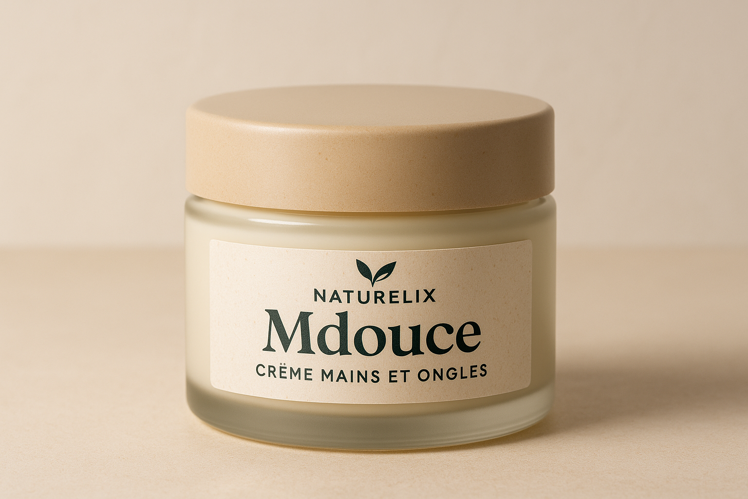  Crème Mains et Ongles "Mdouce" avec le logo de naturelix