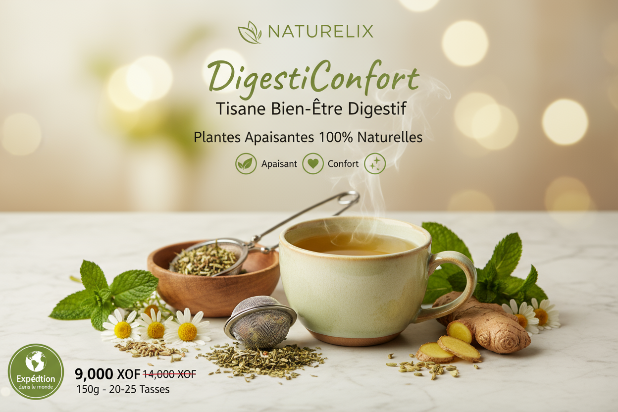 DigestiConfort - Tisane Bien-Être Digestif - Naturelix