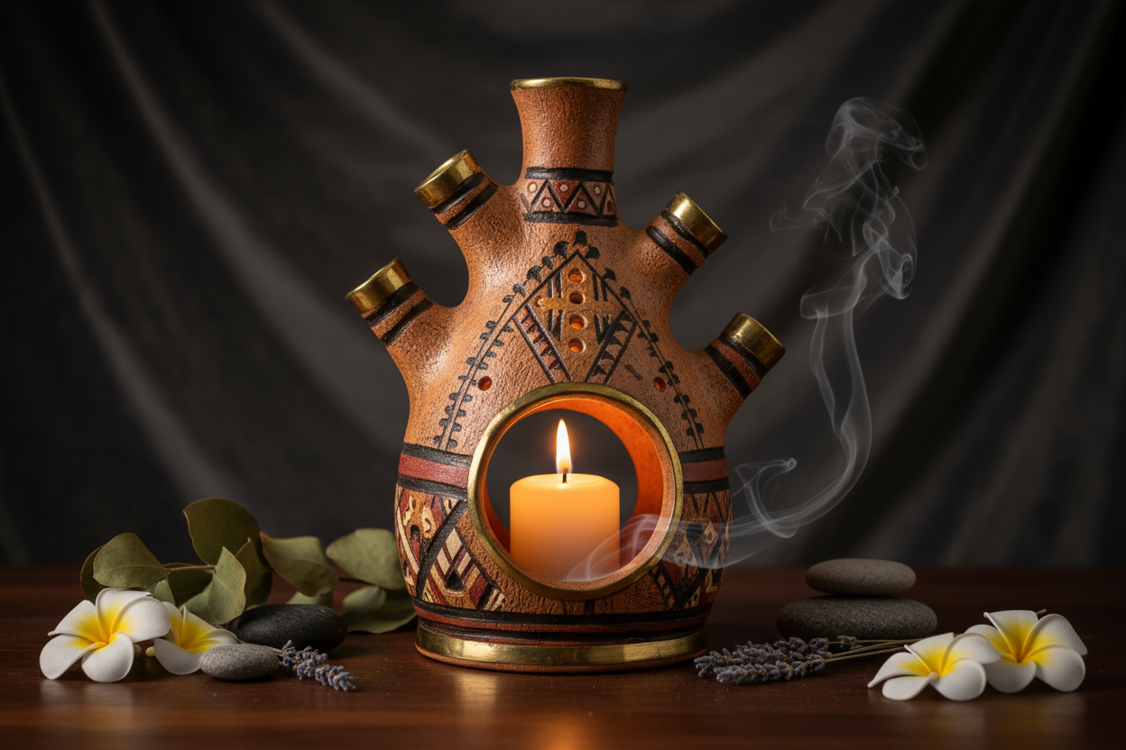 Encensoir à Bougie - Design Africain