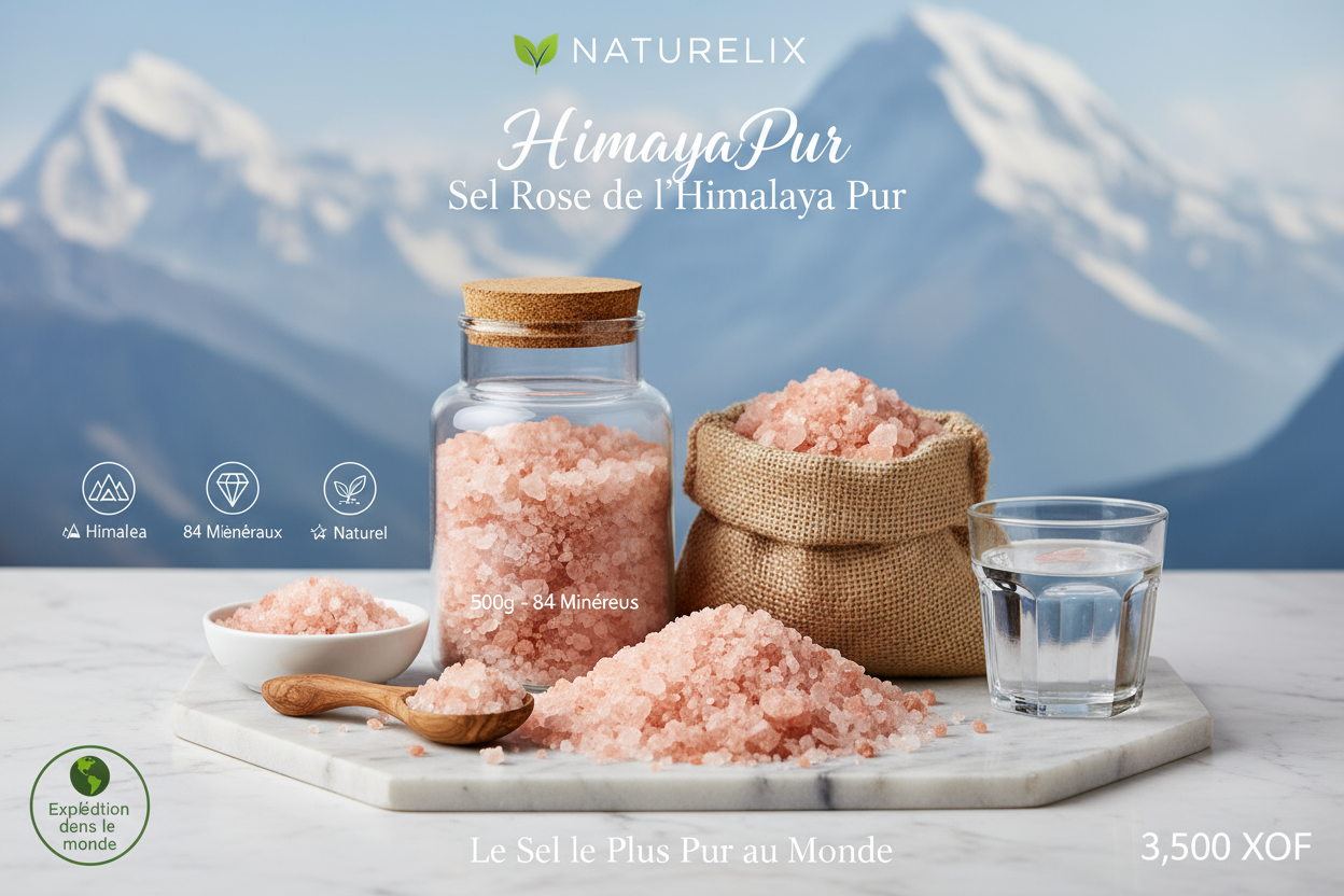 HimalayaPur - Sel Rose de l'Himalaya - Naturelix