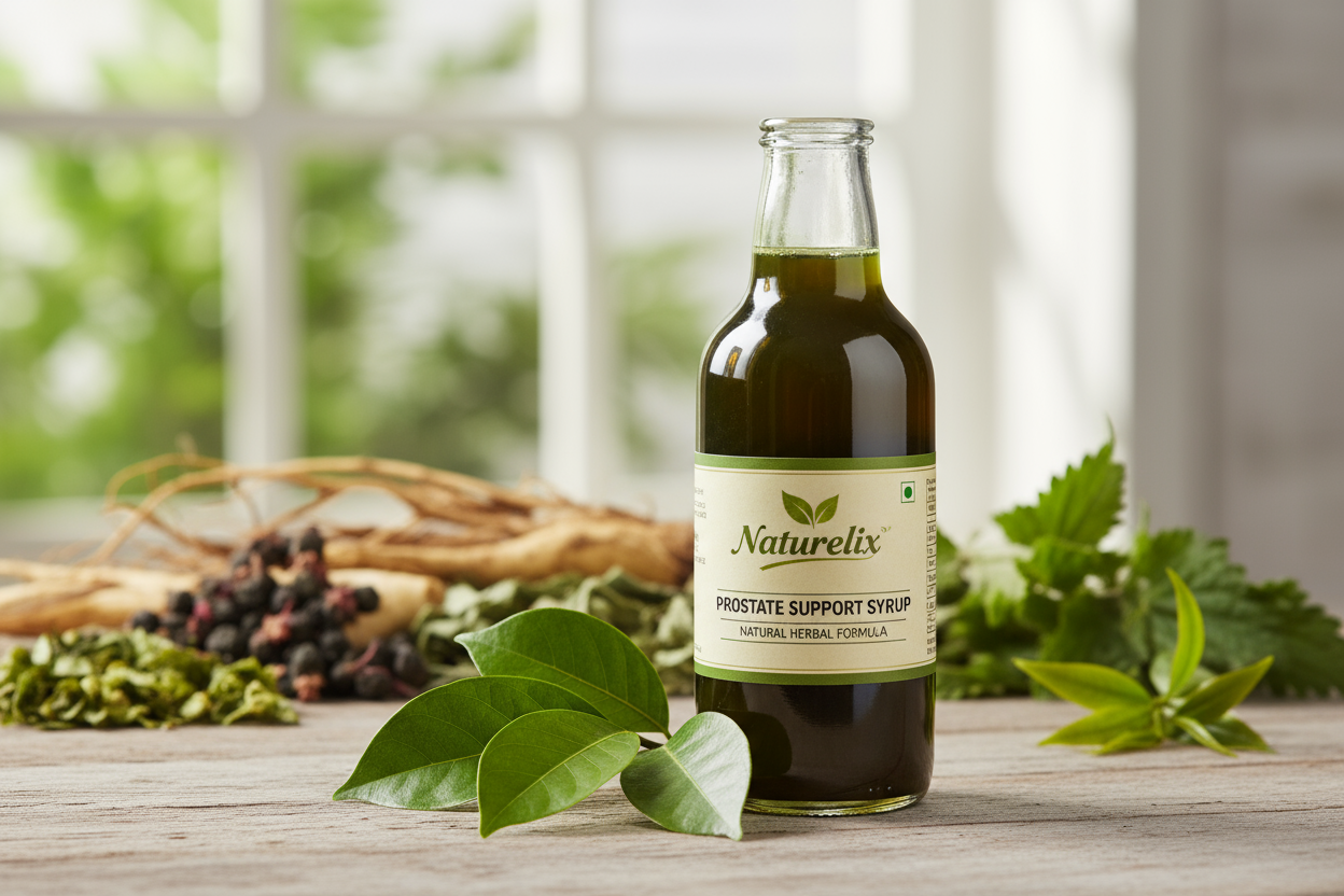 🌿 Sirop Prostate - Bien-être Masculin Naturel