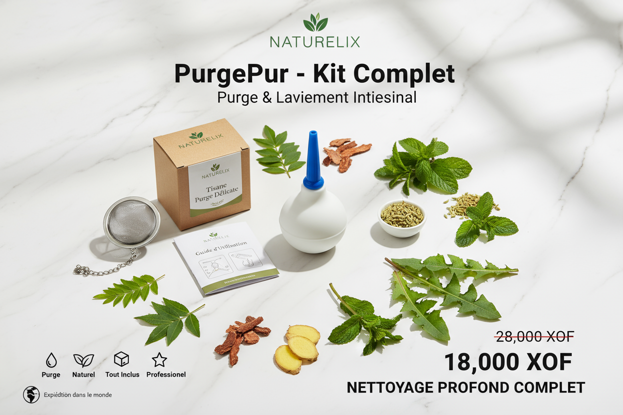 PurgePur - Kit Purge & Lavement Complet - Naturelix