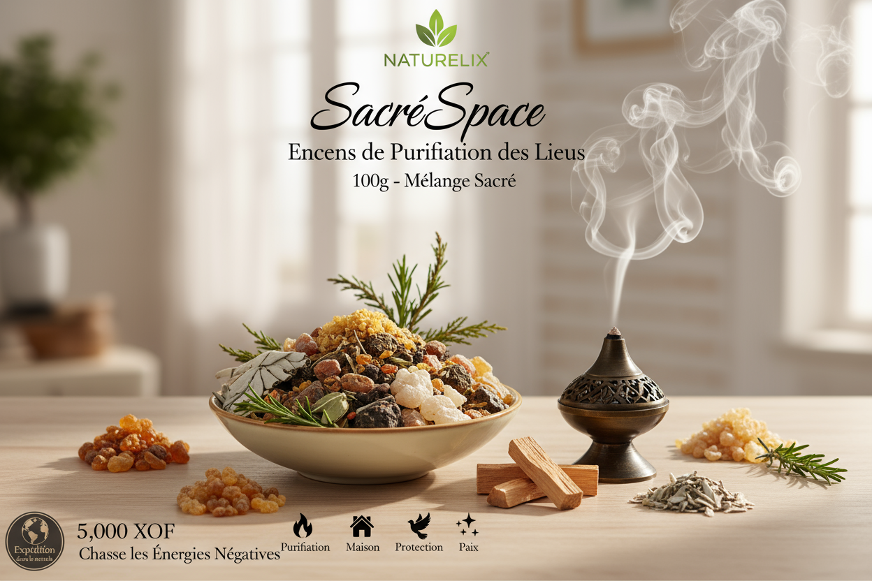 SacréSpace - Encens Purification des Lieux - Naturelix